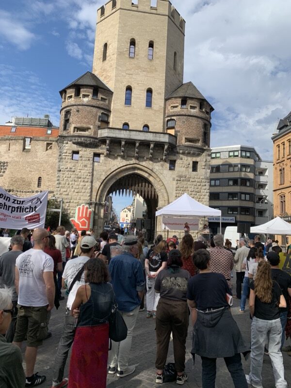 Fotos ©WernerEggert vom Chlodwigplatz am 27-09-2026 - Bündnis für bezahlbares Wohnen in Köln