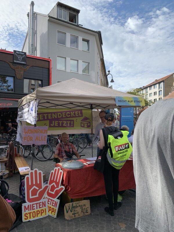 Fotos ©WernerEggert vom Chlodwigplatz am 27-09-2026 - Bündnis für bezahlbares Wohnen in Köln