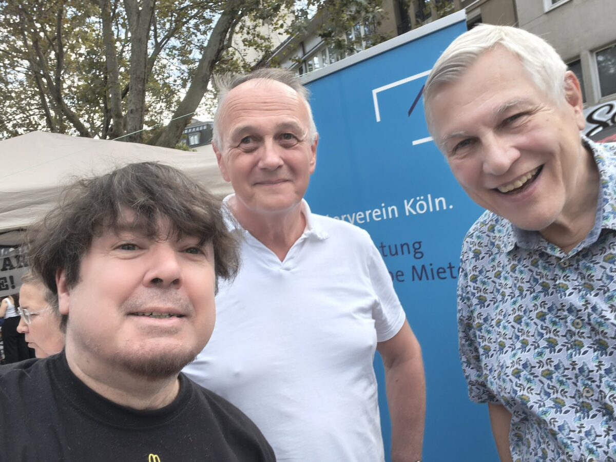 Fotos ©MarcKersten vom Chlodwigplatz am 27.09.2026 - Bündnis für bezahlbares Wohnen in Köln Chlodwigplatz