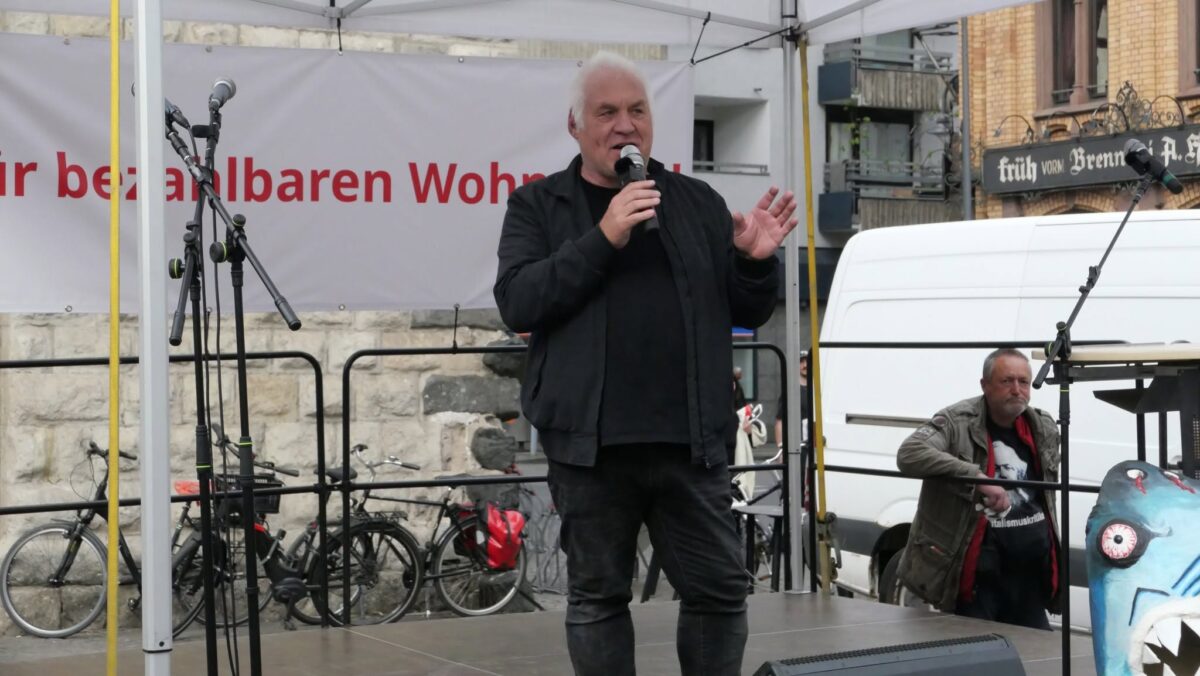 Fotos ©MarcKersten vom Chlodwigplatz am 27.09.2026 - Bündnis für bezahlbares Wohnen in Köln Chlodwigplatz