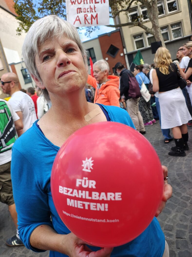 Fotos ©MarcKersten vom Chlodwigplatz am 27.09.2026 - Bündnis für bezahlbares Wohnen in Köln Chlodwigplatz