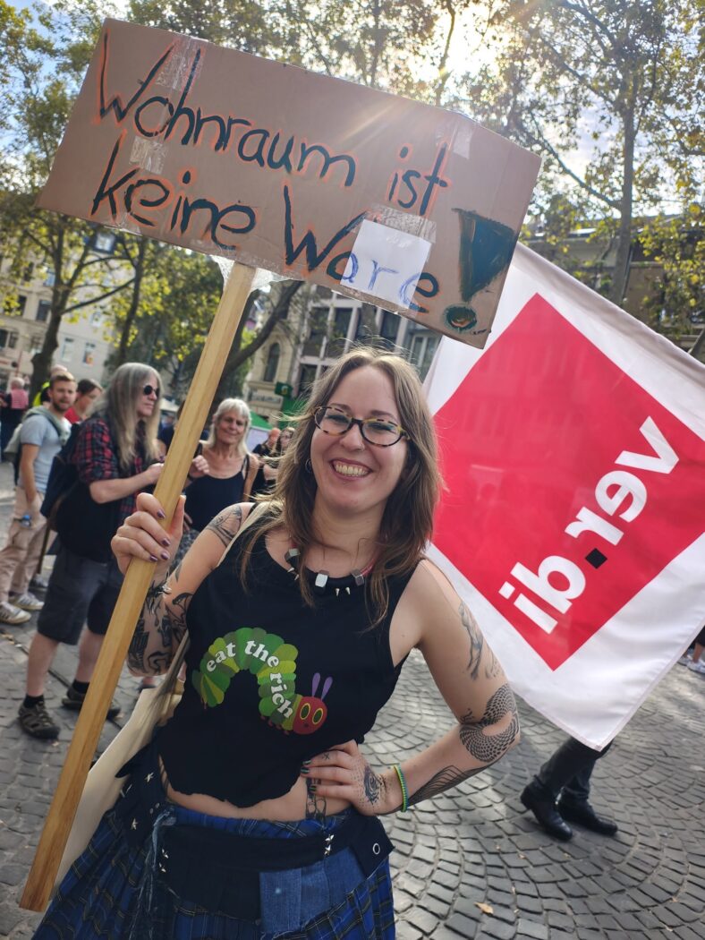 Fotos ©MarcKersten vom Chlodwigplatz am 27.09.2026 - Bündnis für bezahlbares Wohnen in Köln Chlodwigplatz