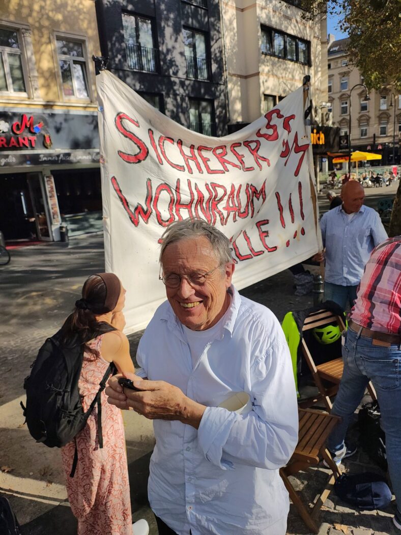 Fotos ©MarcKersten vom Chlodwigplatz am 27.09.2026 - Bündnis für bezahlbares Wohnen in Köln Chlodwigplatz