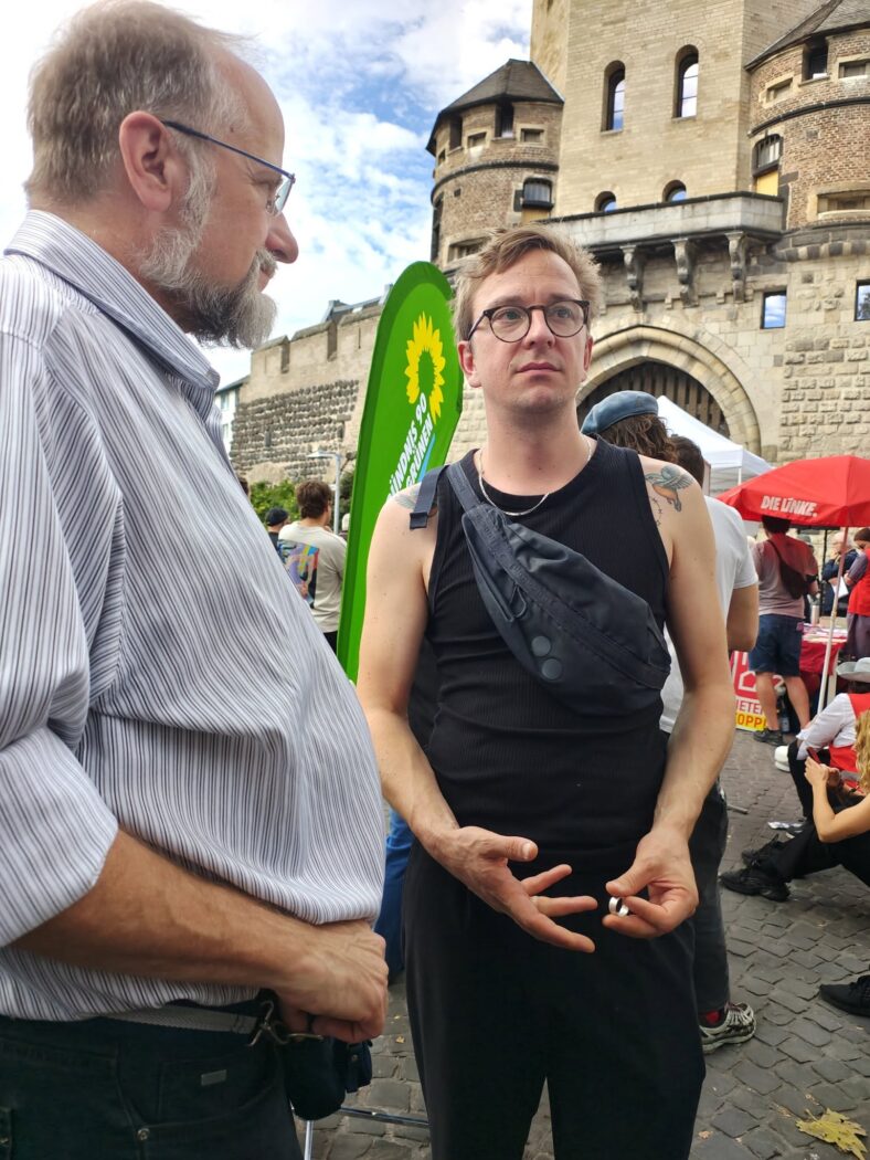 Fotos ©MarcKersten vom Chlodwigplatz am 27.09.2026 - Bündnis für bezahlbares Wohnen in Köln Chlodwigplatz