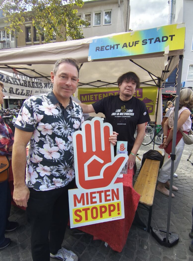 Fotos ©MarcKersten vom Chlodwigplatz am 27.09.2026 - Bündnis für bezahlbares Wohnen in Köln Chlodwigplatz
