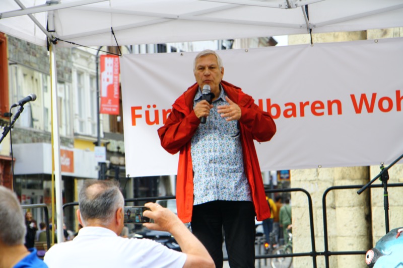 otos ©Helmut Nick vom Chlodwigplatz am 27.09.2026 - Bündnis für bezahlbares Wohnen in Köln
