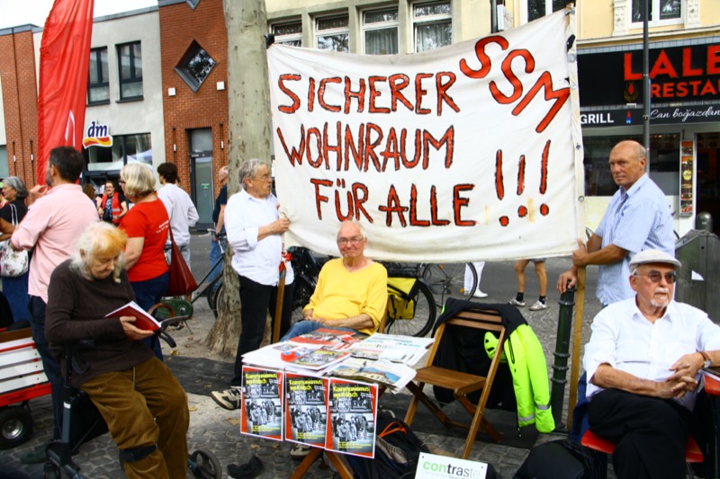 otos ©Helmut Nick vom Chlodwigplatz am 27.09.2026 - Bündnis für bezahlbares Wohnen in Köln