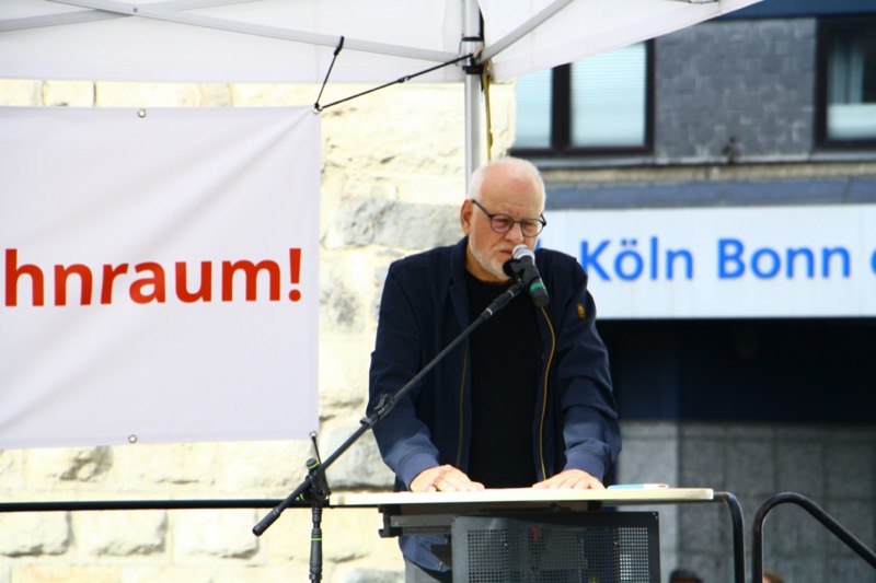 Fotos ©Helmut Nick vom Chlodwigplatz am 27.09.2026 - Bündnis für bezahlbares Wohnen in Köln