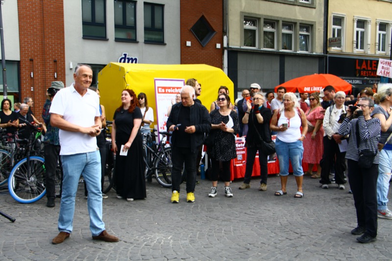 otos ©Helmut Nick vom Chlodwigplatz am 27.09.2026 - Bündnis für bezahlbares Wohnen in Köln